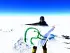Garrett holding the DU flag on the summit of Antarctica!